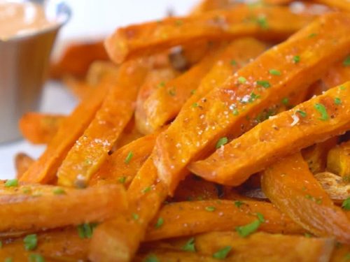 sweet potato wedges recipe